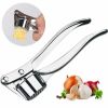 Garlic Press Crusher Mincer Chopper Peeler Squeeze Cutter Stainless Steel Ginger