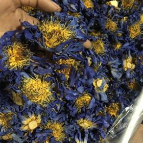 Blue Lotus Dried Flowers Natural Drying Non-drying Fragrance Lasting Rich Selection Dry Lotus (Option: 250g)
